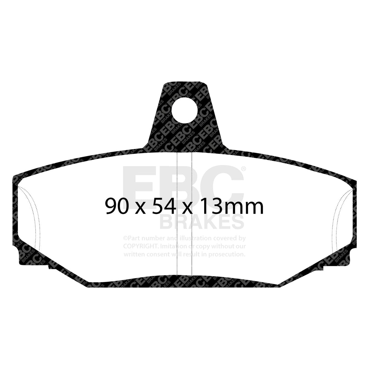 EBC Redstuff 3000 DP3793C Brake Pads for BMW Audi Mercedes