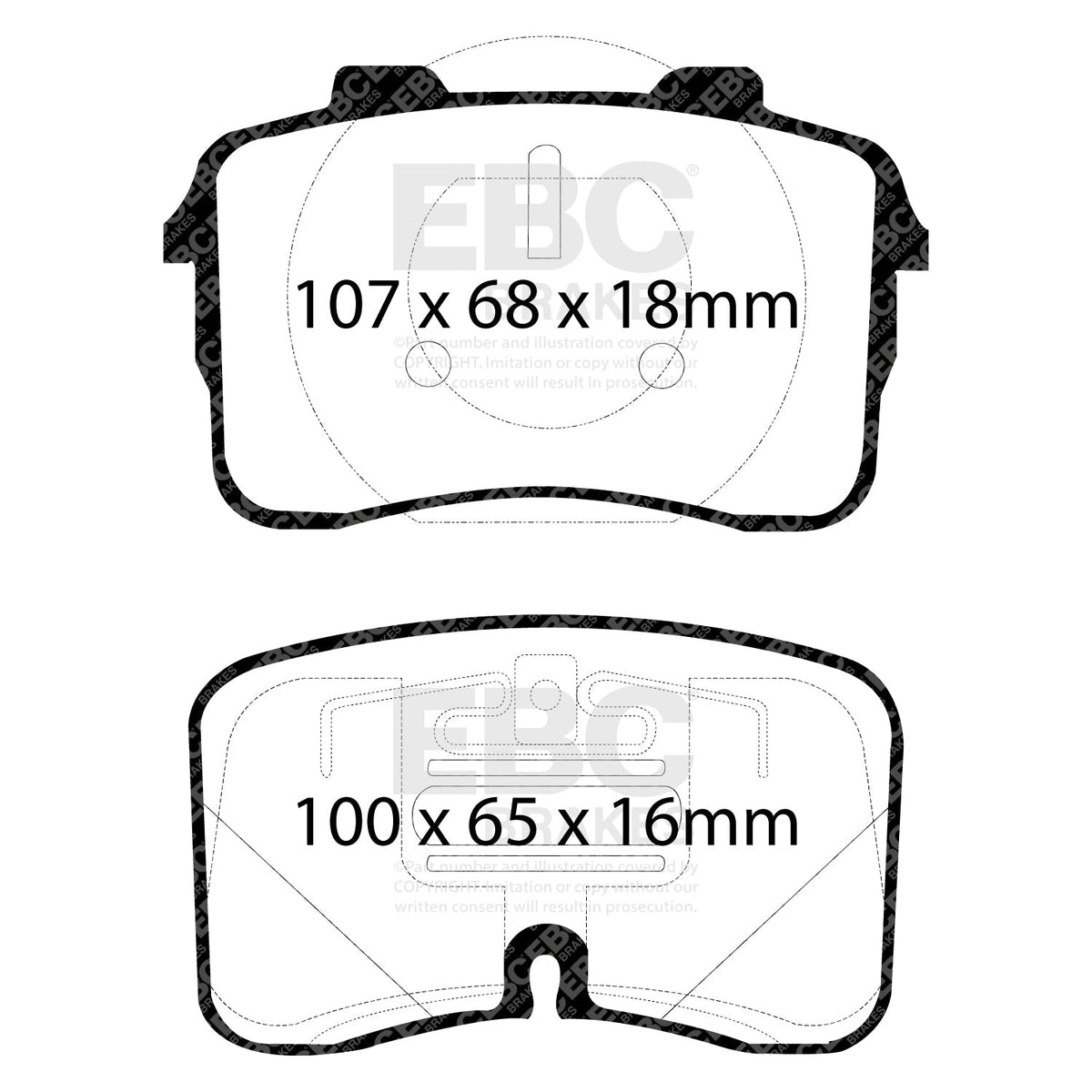 Best Aftermarket EBC Redstuff 3000 Brake Pads DP3883C - Top Value Upgrade, Buy Online Today