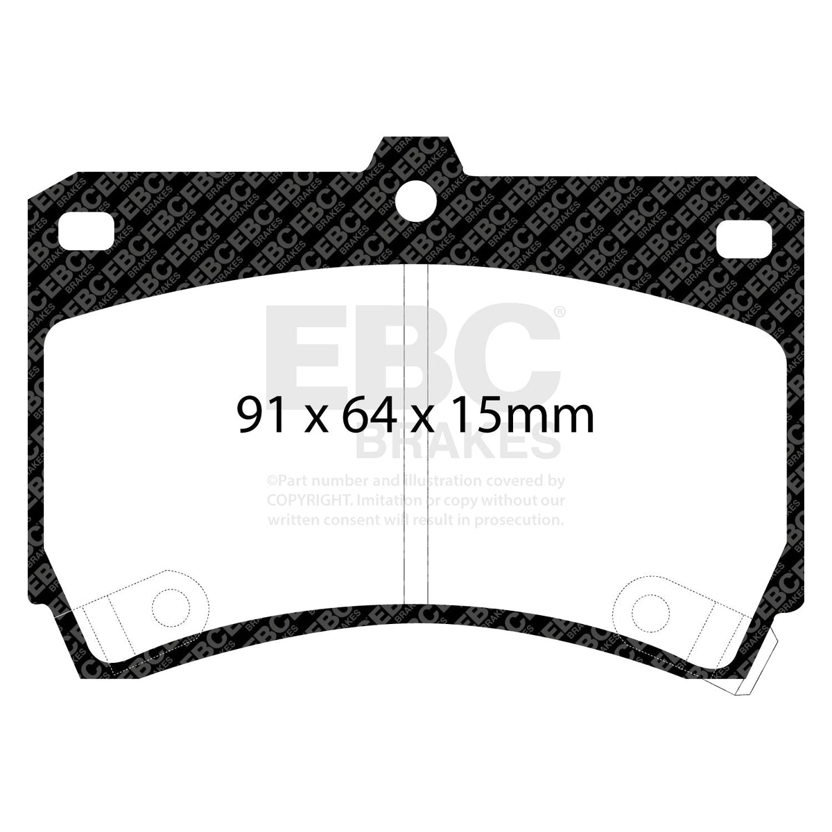 EBC PD08KF327 Brake Pad and Disc Kit for Fast Road Use