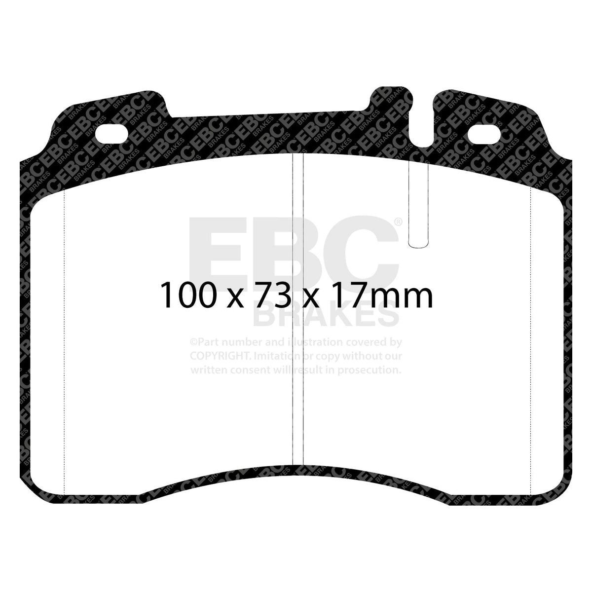EBC PD01KF924 Brake Pad and Disc Kit - Fast Road & Track Day Fit