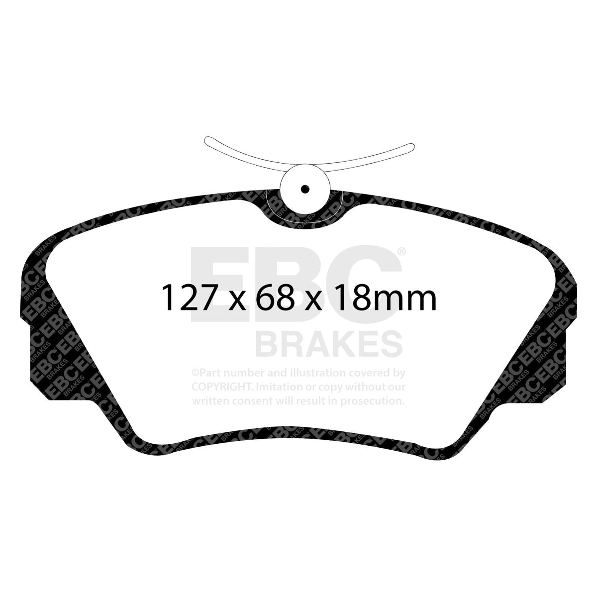 EBC Redstuff 3000 DP3937C Brake Pads - Fast Road & Track Day Fit