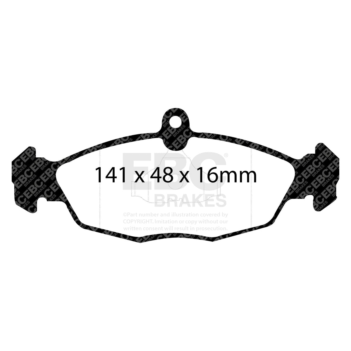 EBC Redstuff 3000 Brake Pads DP3940C for Audi BMW Mercedes VW Honda Toyota Subaru