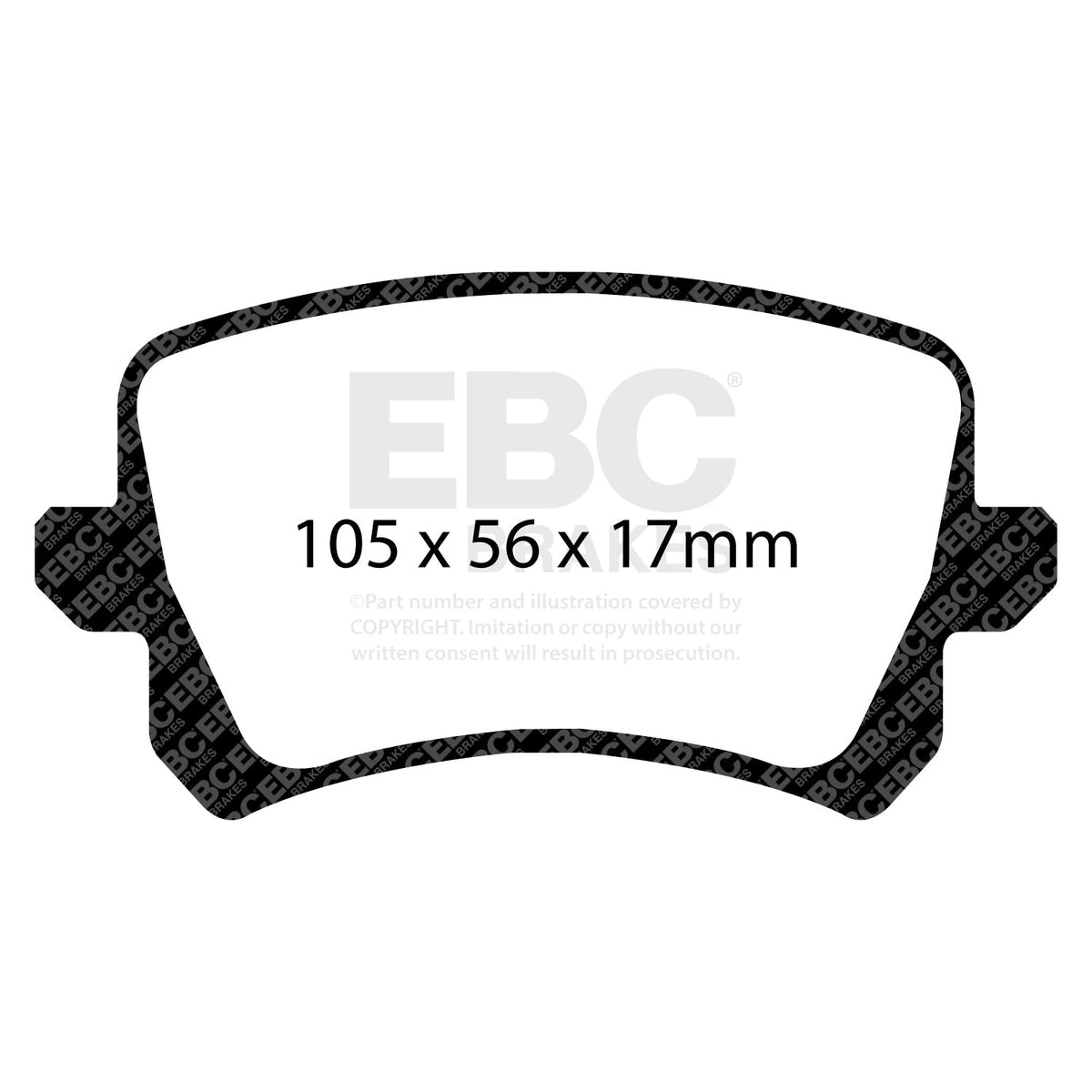 EBC Redstuff 3000 DP32004C Brake Pads - Fast Road & Track Day