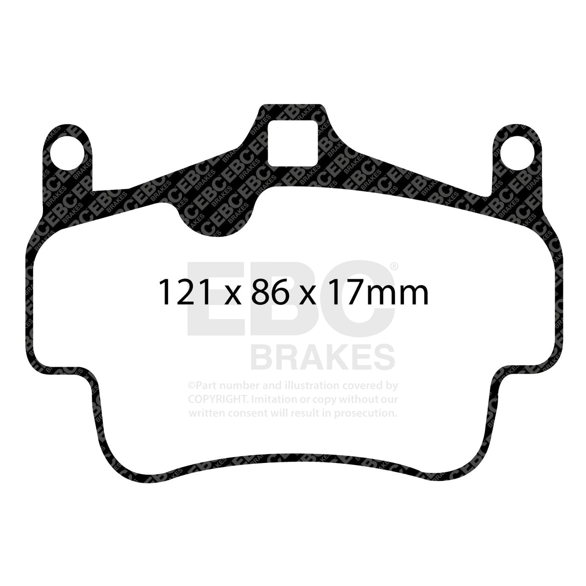 EBC RP-X DP82029RPX Track Brake Pads - Fast Road & Track Day Use