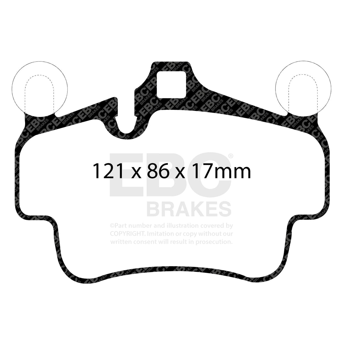 EBC Redstuff 3000 Brake Pads DP32029C for UK-fit Saloons