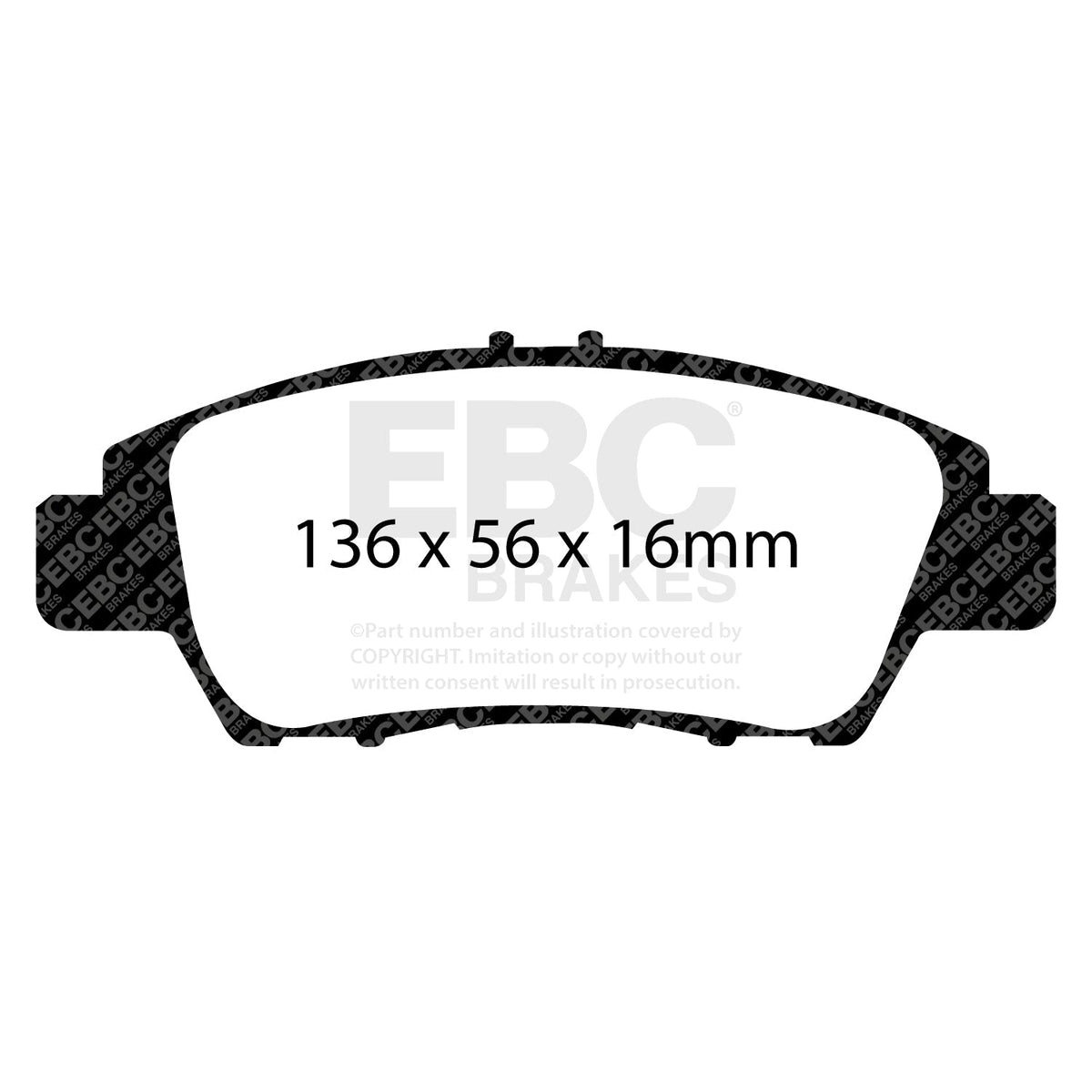 E46 330i (M54) Stage 1 Brake Kit - EBC Ultimax2 Pads & Premium Discs PD40K870