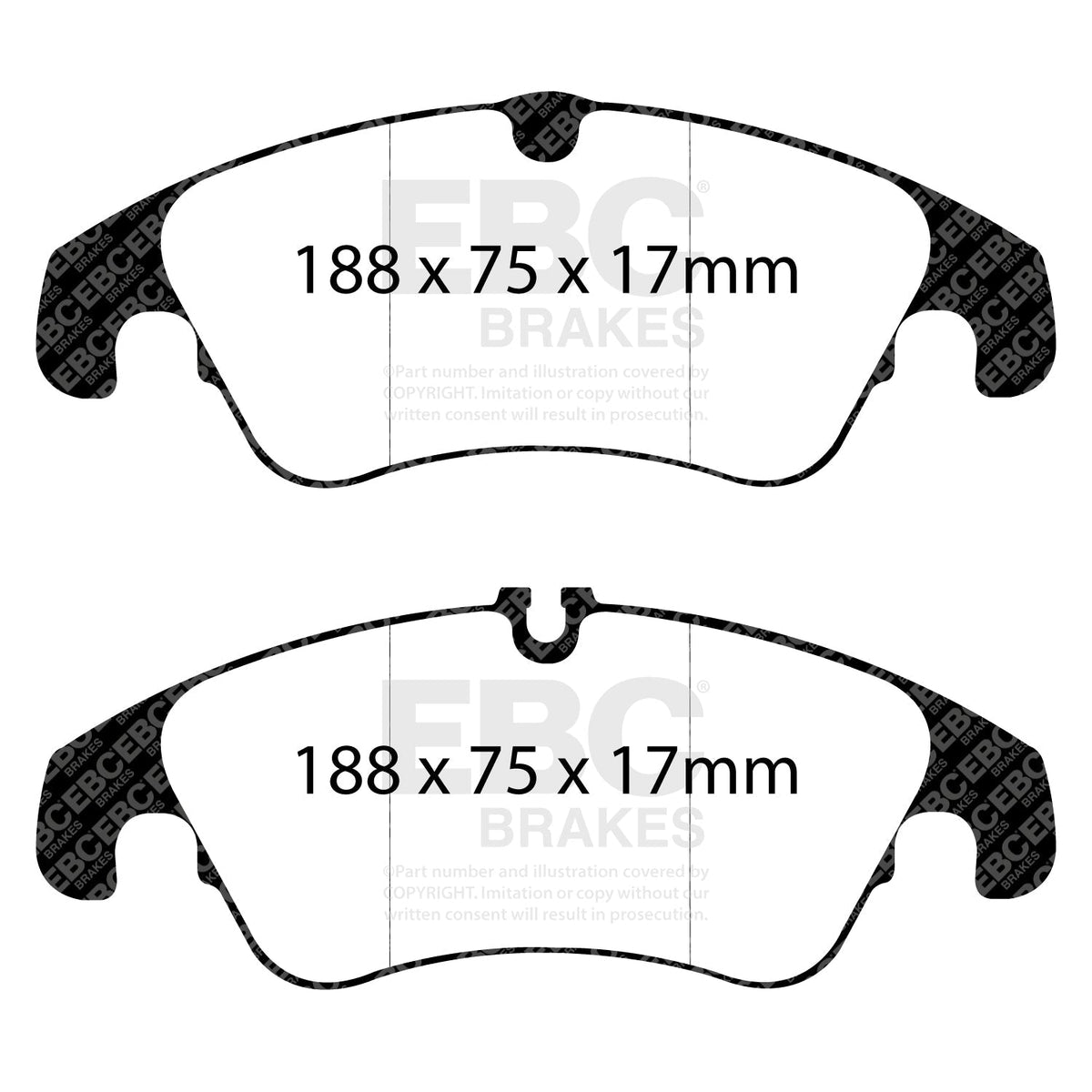 Best Aftermarket Brake Pads UK | EBC Redstuff 3000 Series DP32055C - Top Value Upgrade, Buy Online Today