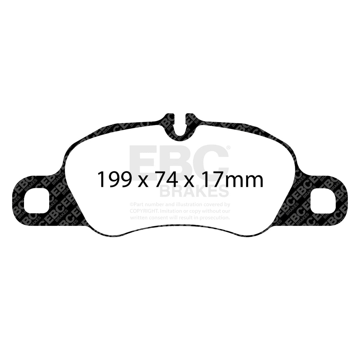 EBC Redstuff 3000 DP32057C Brake Pads - Fast Road & Track Day