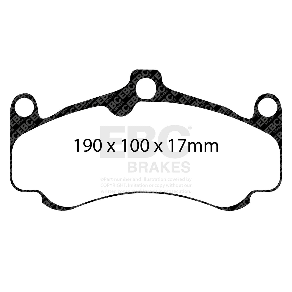 Ford Focus ST, VW Golf GTI, BMW M3 E92 EBC RP-1 Track Brake Pads DP82094RP1