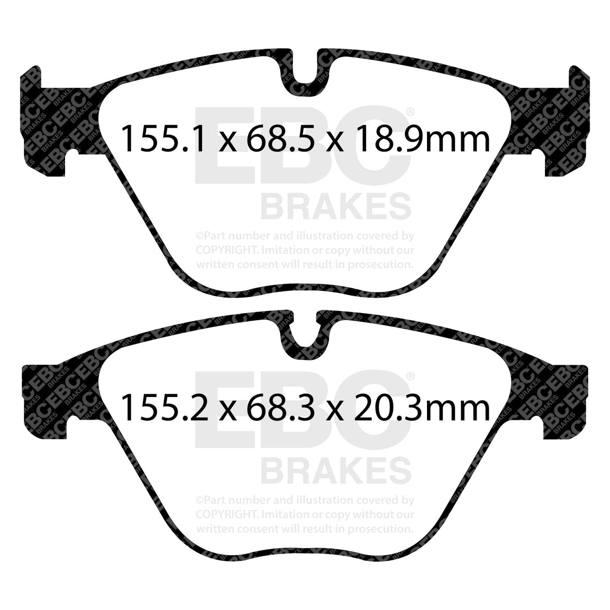 Best Aftermarket EBC Redstuff 3000 Series Brake Pads DP32103C - Top Value Upgrade for UK Fitment