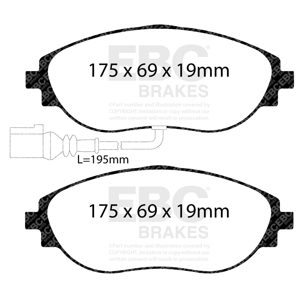 EBC Yellowstuff Brake Kit PLK1996 - Fast Road & Track Day Upgrade