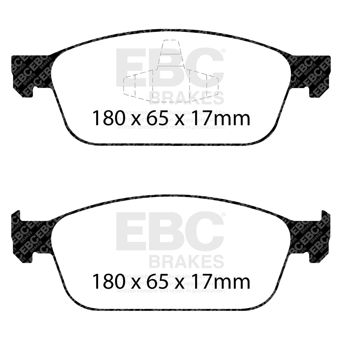 EBC Redstuff 3000 Brake Pads DP32145C for VW BMW Audi