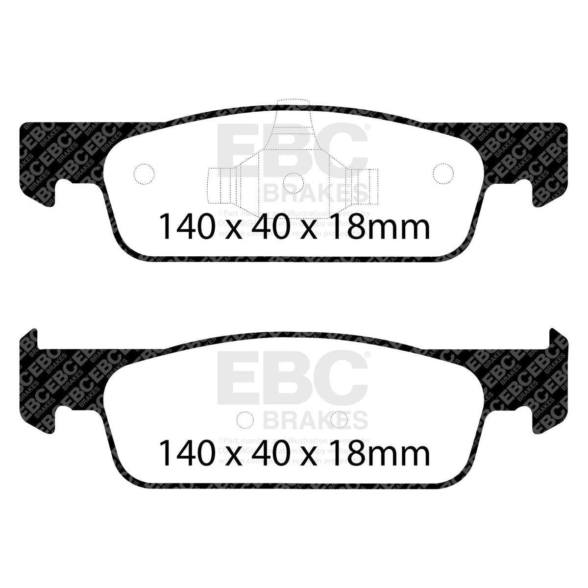 EBC Greenstuff Pads & USR Slotted Discs PD06KF721