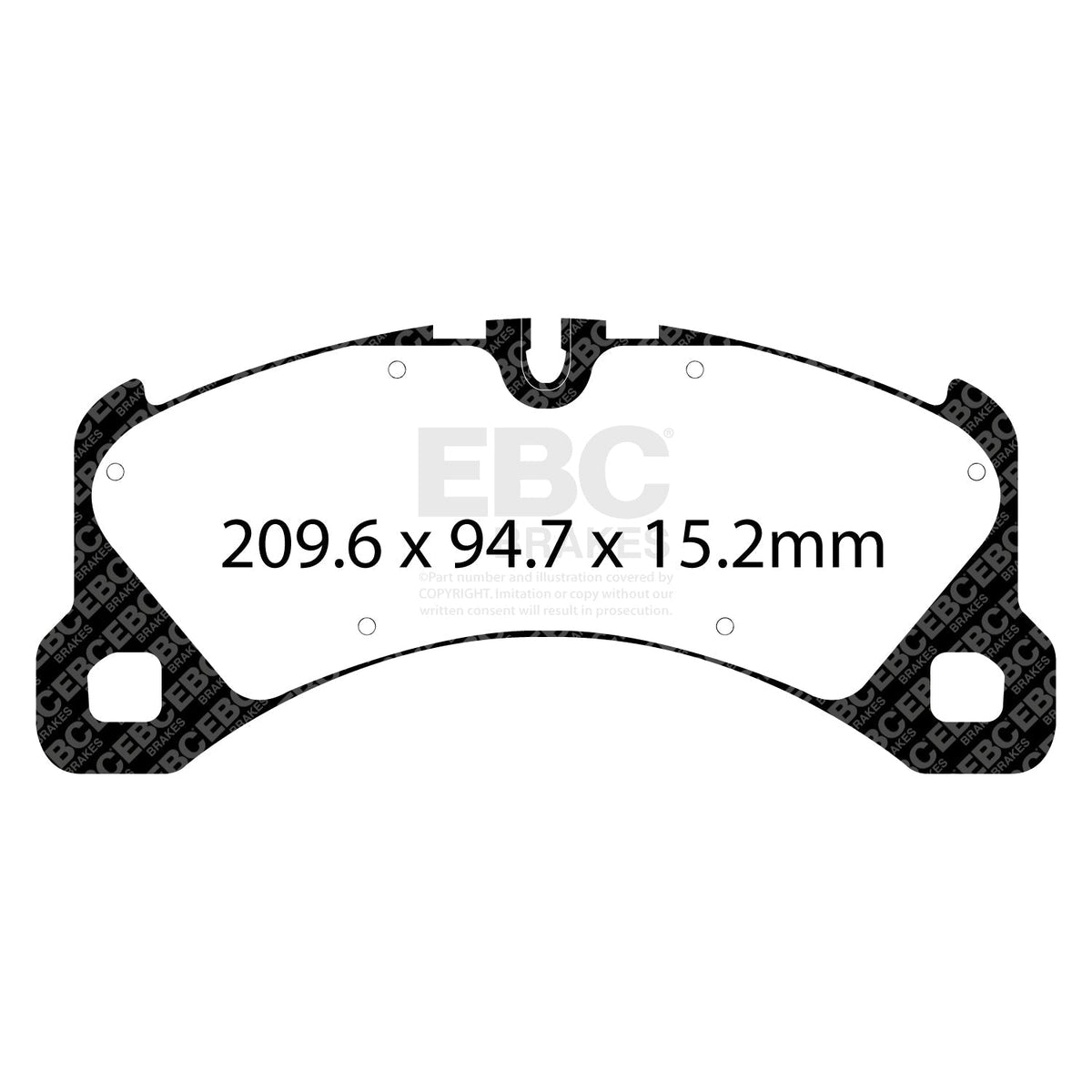 EBC Bluestuff NDX Trackday Brake Pads DP52203NDX Value Upgrade for UK Fitment
