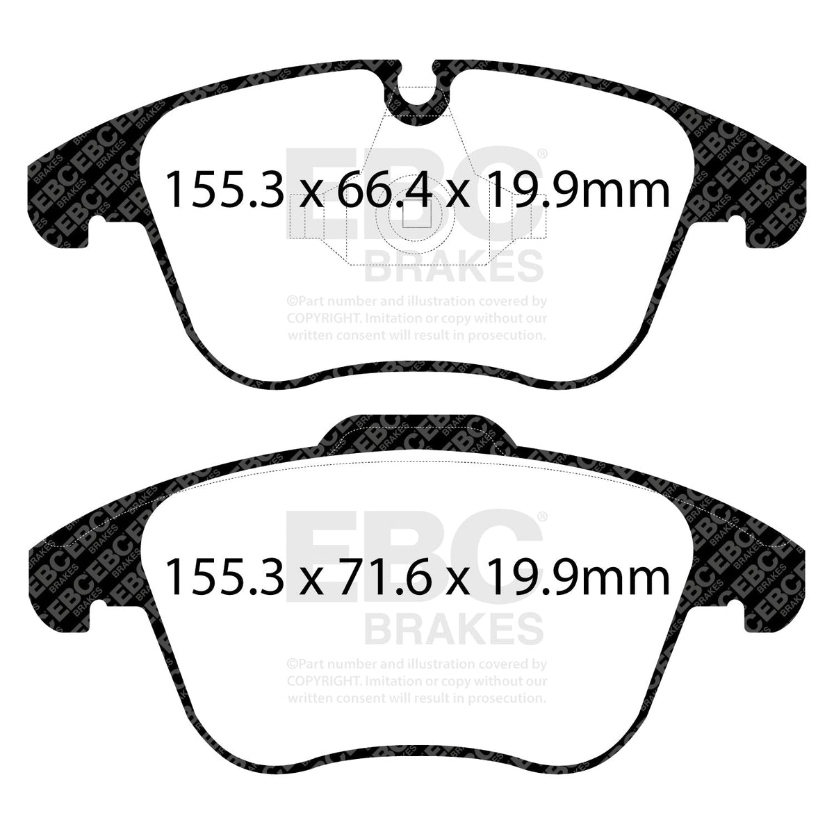 Ford Focus ST EBC Greenstuff Pads & GD Turbogroove Discs PD11KF1331