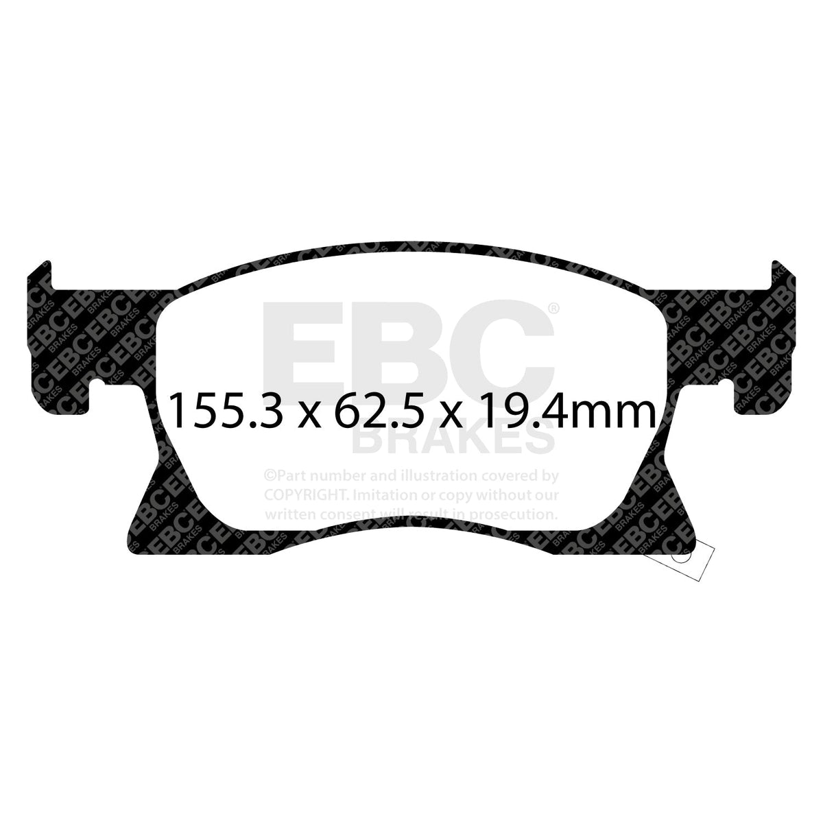 EBC PLK2011 Brake Upgrade Kit with Yellowstuff Pads & Braided Lines