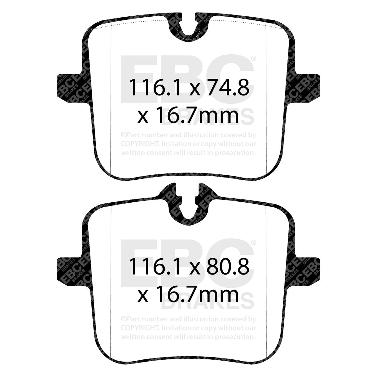 Best Aftermarket EBC Redstuff 3000 Brake Pads DP32320C - Top Value Upgrade, Buy Online Today