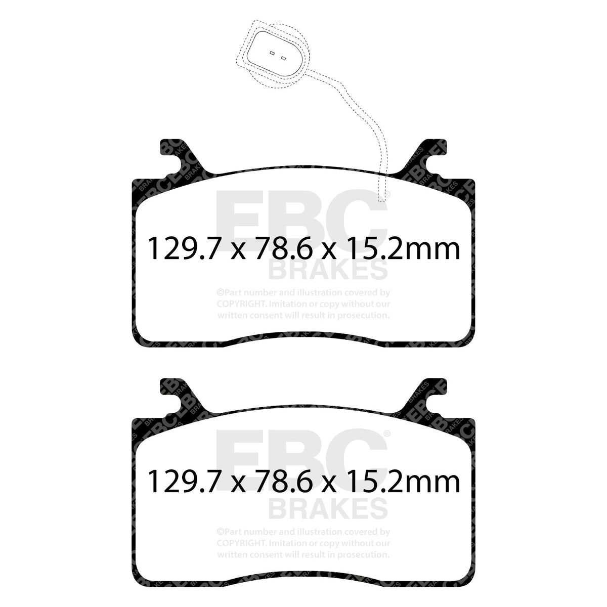 EBC Bluestuff Brake Pad 5000 Series TrackDay Set DP52325NDX Track Brake Pads UK