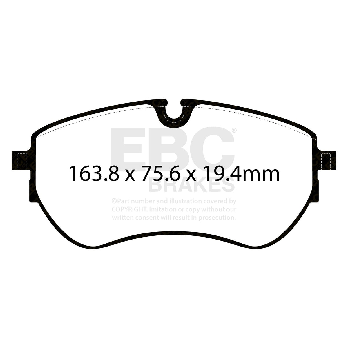 Land Rover Discovery, Ford Ranger, Toyota Land Cruiser, Jeep Cherokee EBC Greenstuff 6000 DP62377 Brake Pads