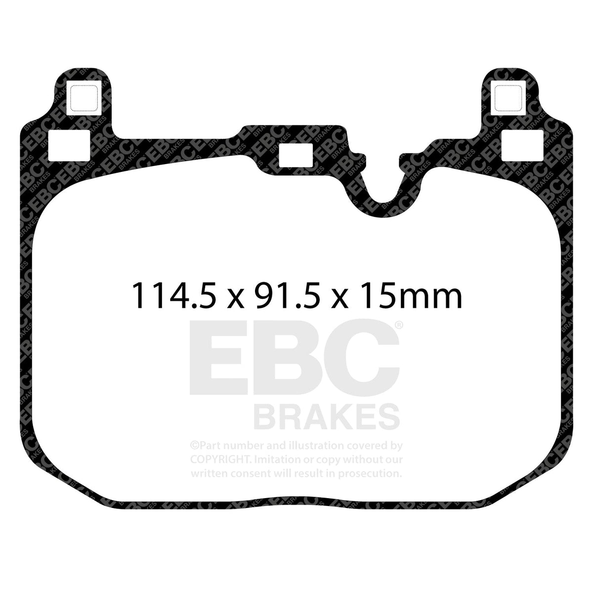 EBC Bluestuff NDX Trackday Brake Pads DP52393NDX Value Upgrade for UK Fitment
