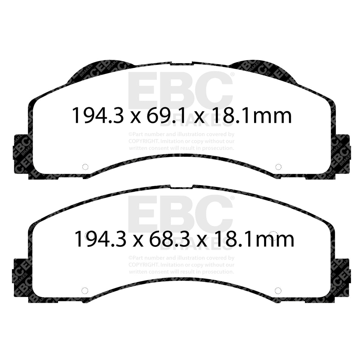 Best Aftermarket Brake Kit UK Fitment - EBC Ultimax2 Pads & Premium Discs PD40K2493