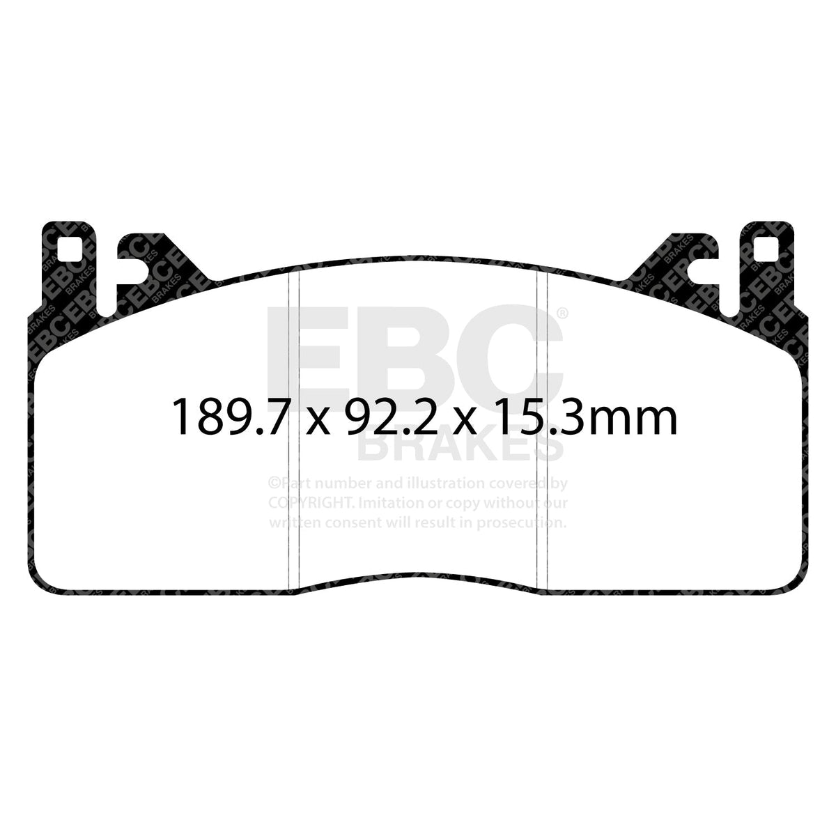 EBC RP-X Track Brake Pads DP83055RPX - Best Aftermarket Race Pads, Top Value Upgrade, Buy Online Today