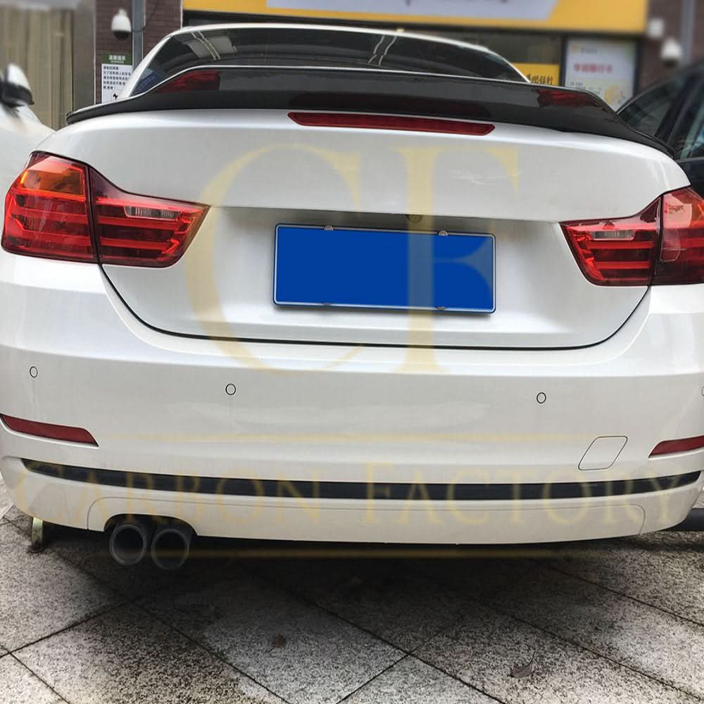 F33 F83 BMW 4 Series M4 Convertible DS Style Carbon Boot Spoiler - Cuz001