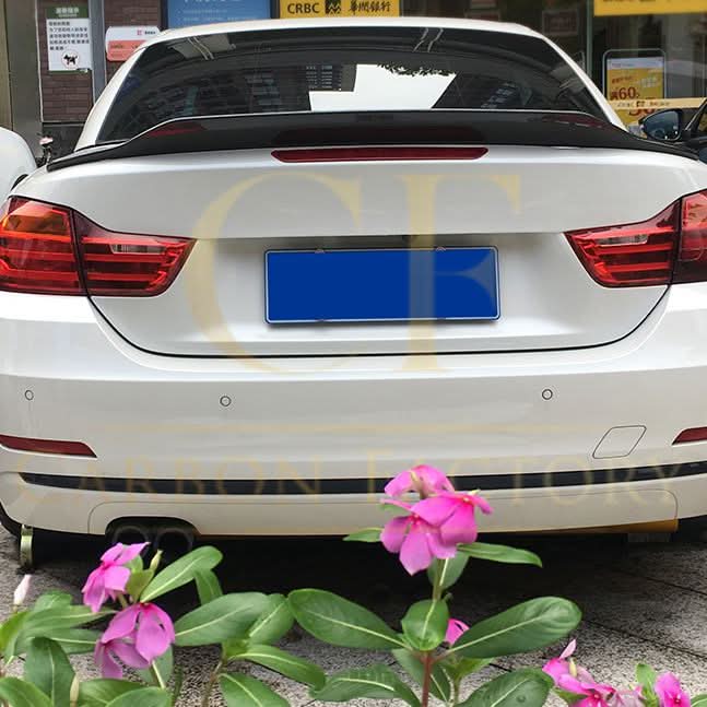 F33 F83 BMW 4 Series M4 Convertible DS Style Carbon Boot Spoiler - Cuz001