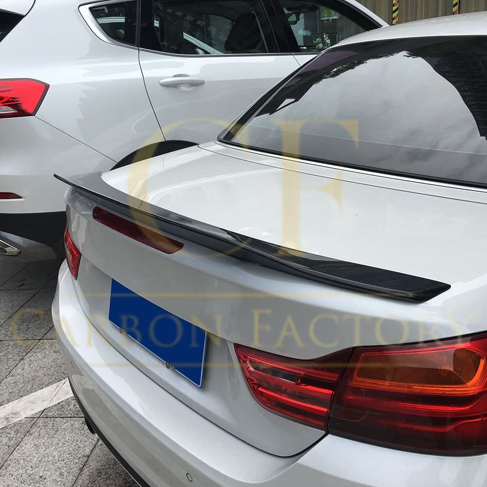 F33 F83 BMW 4 Series M4 Convertible DS Style Carbon Boot Spoiler - Cuz001