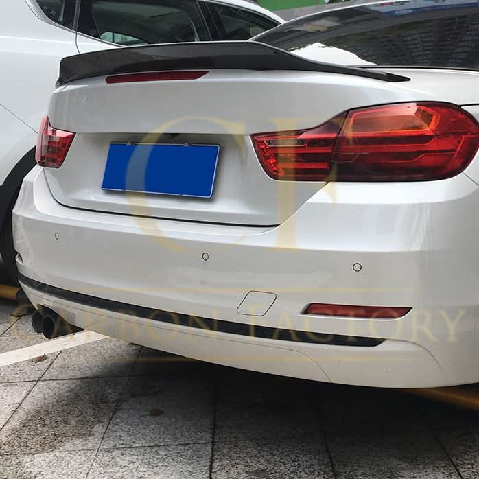 F33 F83 BMW 4 Series M4 Convertible DS Style Carbon Boot Spoiler - Cuz001