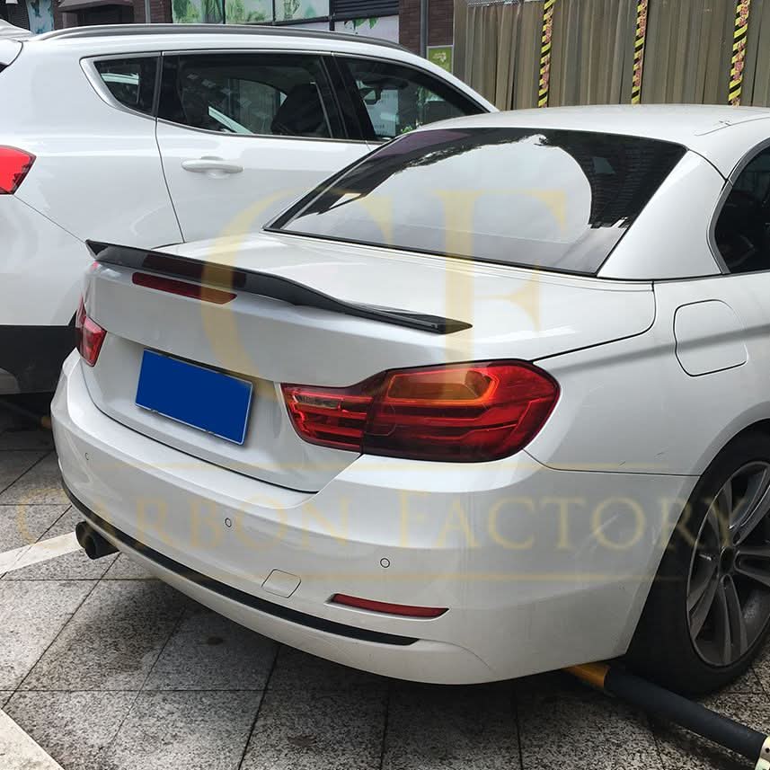 F33 F83 BMW 4 Series M4 Convertible DS Style Carbon Boot Spoiler - Cuz001