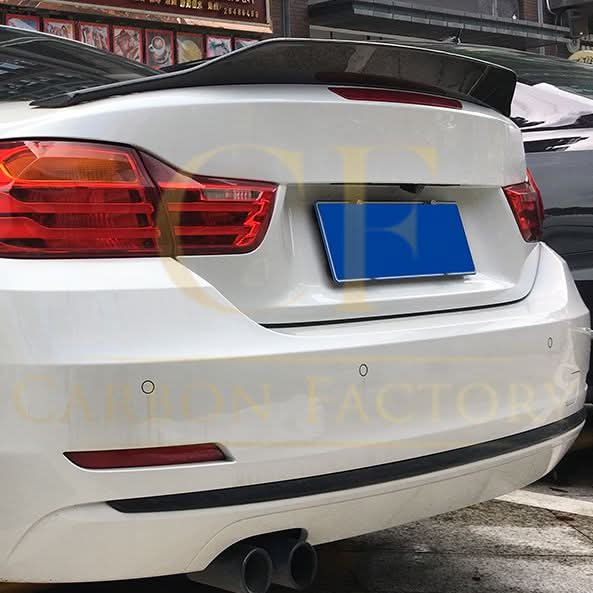 F33 F83 BMW 4 Series M4 Convertible DS Style Carbon Boot Spoiler - Cuz001