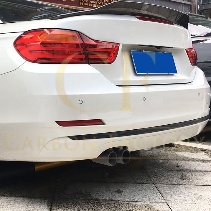 F33 F83 BMW 4 Series M4 Convertible DS Style Carbon Boot Spoiler - Cuz001