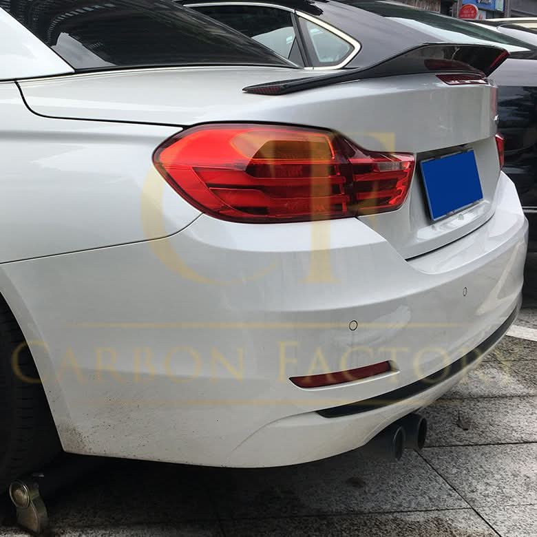 F33 F83 BMW 4 Series M4 Convertible DS Style Carbon Boot Spoiler - Cuz001
