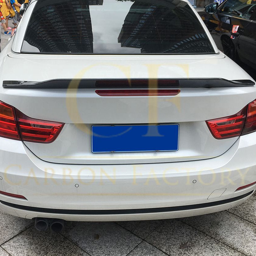 F33 F83 BMW 4 Series M4 Convertible DS Style Carbon Boot Spoiler - Cuz001