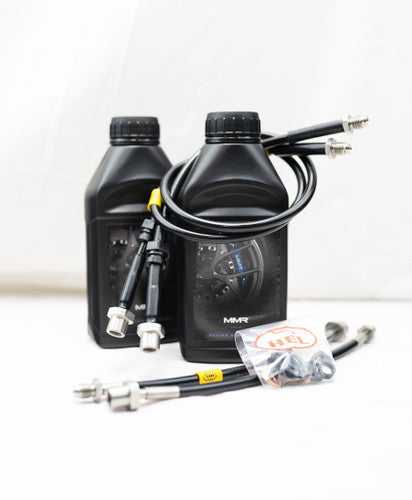BMW F2x M Sport (M140i M135i M240i M235i) Brake Upgrade Kit - VBT 340mm/345mm, Ferodo DS2500, HEL Lines
