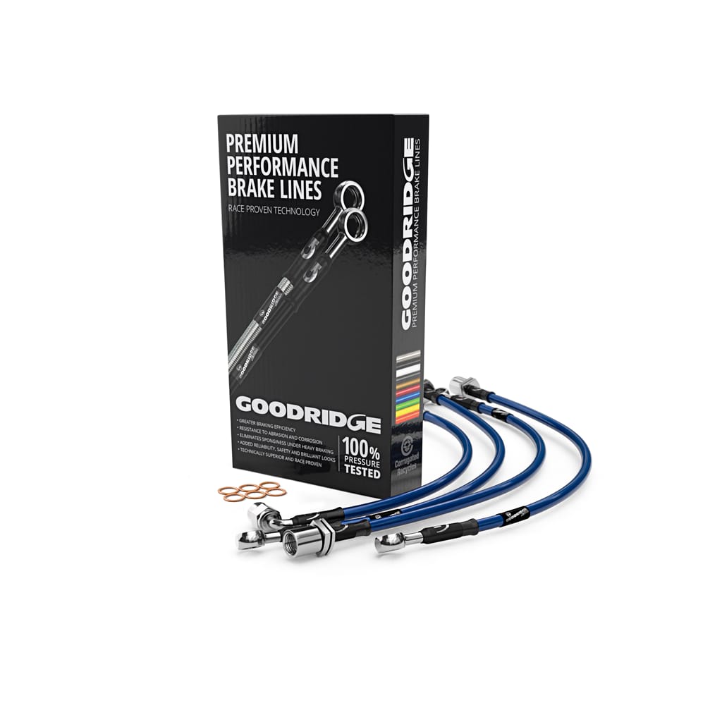 BMW E36 braided brake lines SBW0051-4 - fast road & track day