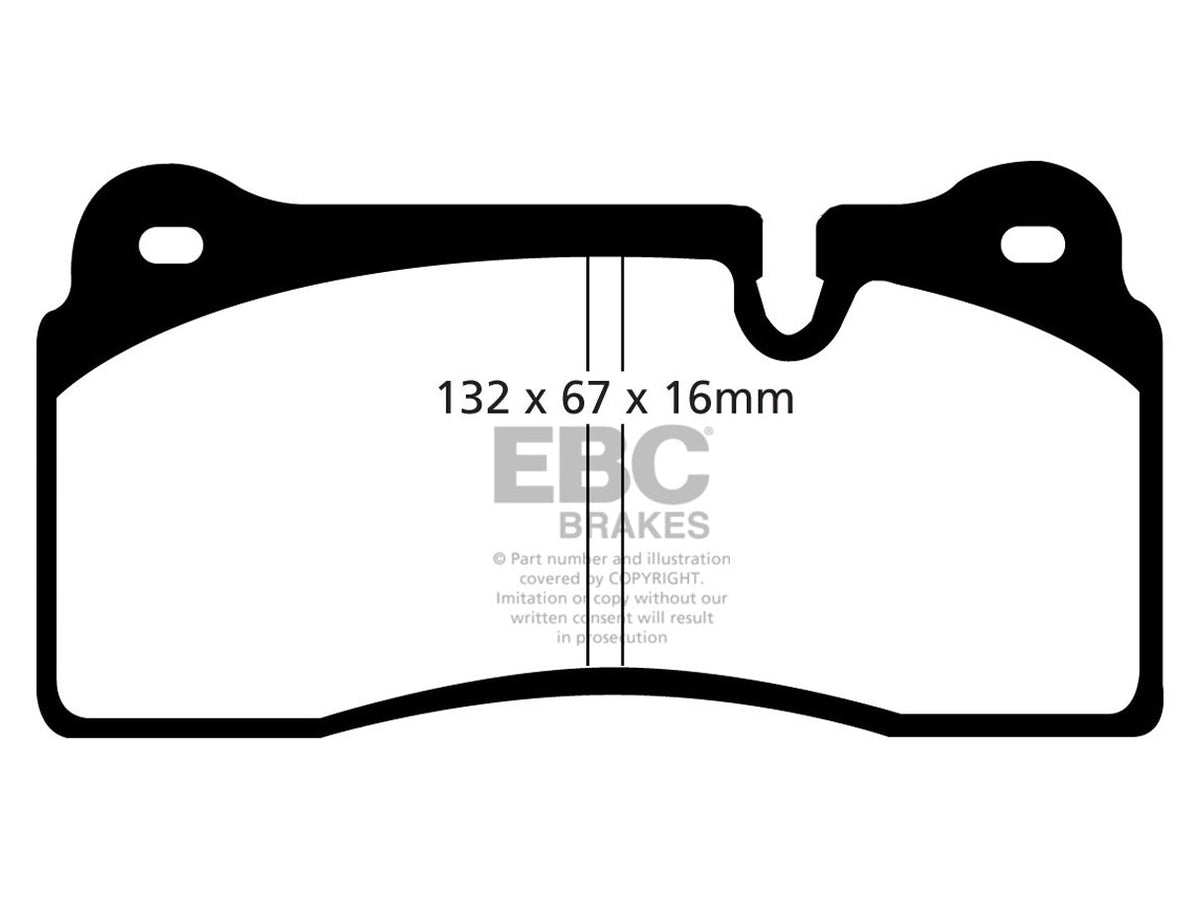 Audi R8 42/4S, BMW F87 M2 Comp, Lamborghini Gallardo LP560-4 Brembo front brake pads DP51127NDX