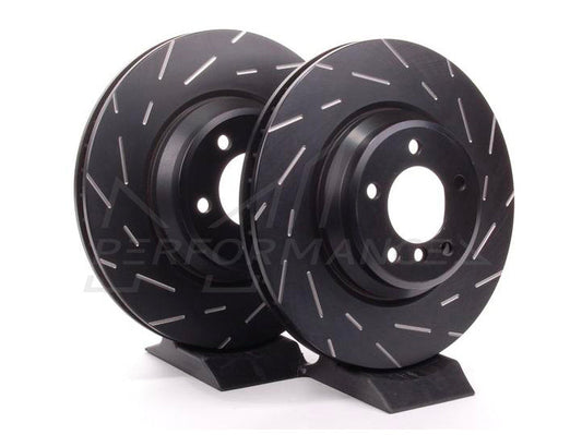 BMW E92 E93 330i 335i front brake discs USR1512, 348mm slotted vented, ATE caliper fit