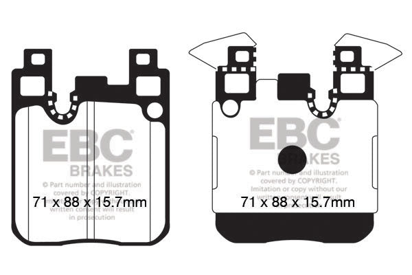 F20 F30 F32 F34 Brembo M Performance Rear Brake Pads DP32133C