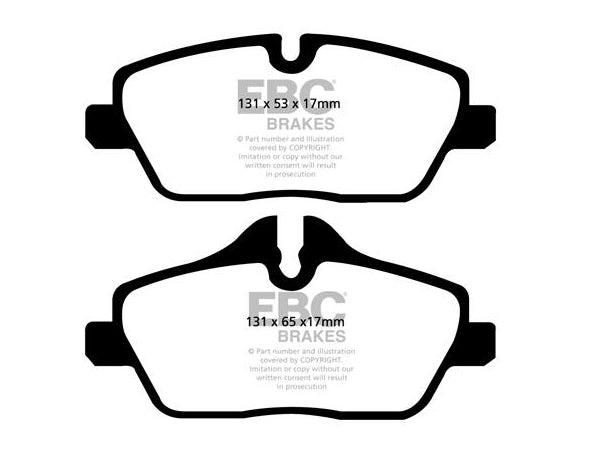 E81 E82 E87 E88 BMW 118i front brake kit - EBC Greenstuff 2000 pads & OE discs, PD01KF176