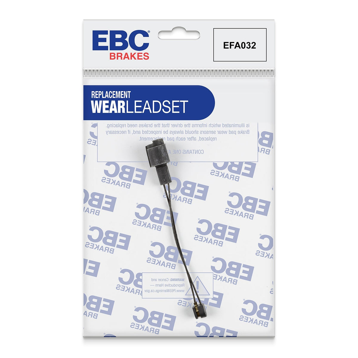 EFA032 Brake Wear Sensor Lead for EBC Greenstuff, Yellowstuff, Ultimax Pads