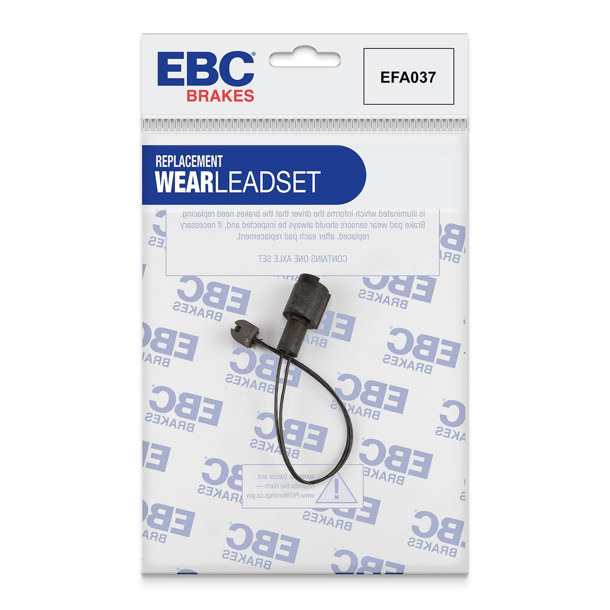 EBC EFA037 Brake Wear Sensor Lead - Fast Road & Track Day Fit