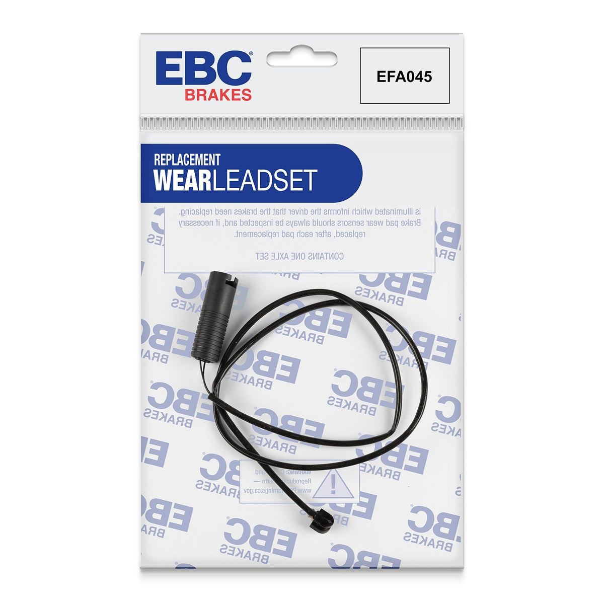EFA045 Brake Wear Sensor Lead for EBC Redstuff, Greenstuff, Ultimax Pads