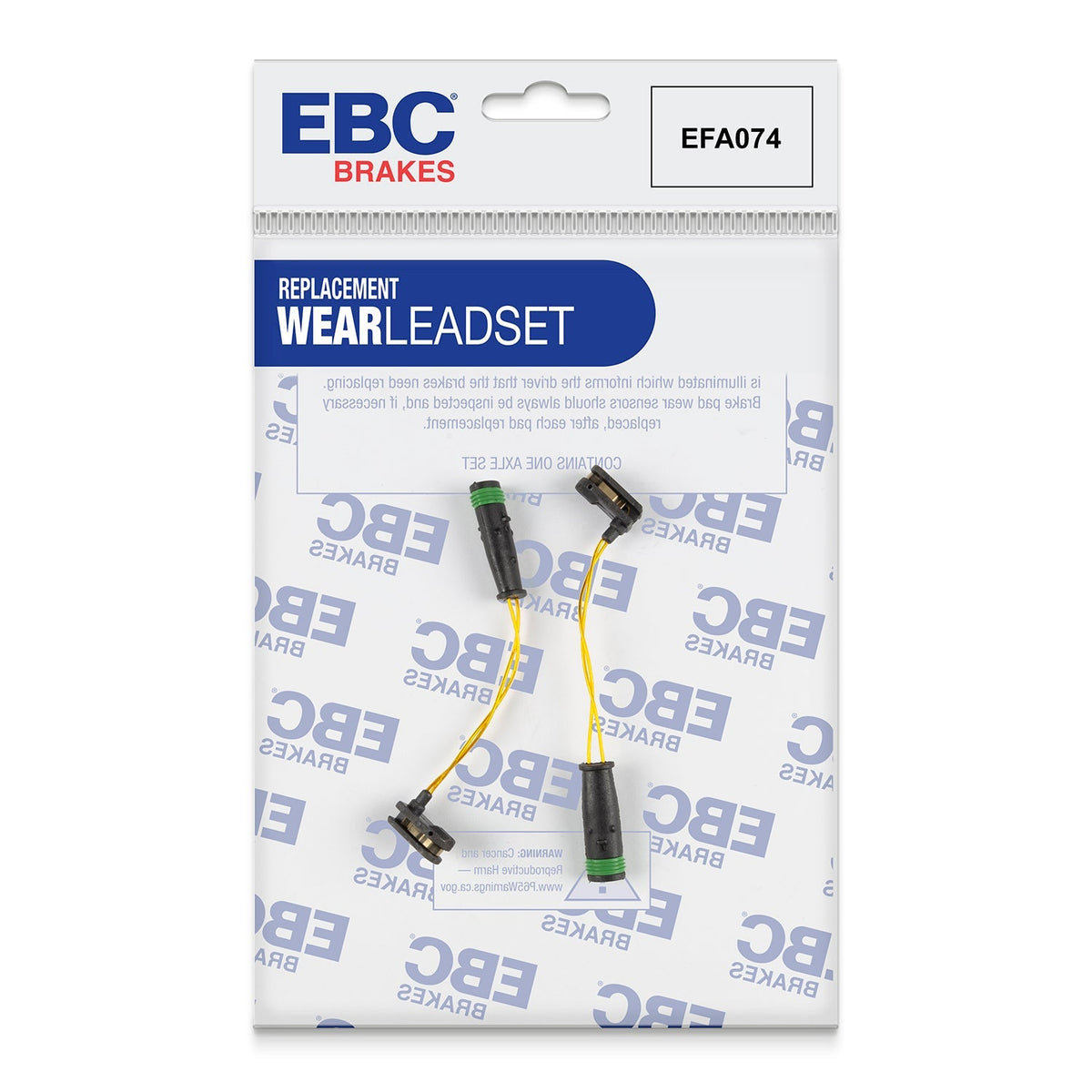 EBC EFA074 Brake Wear Sensor Lead for EBC Redstuff, Greenstuff, Ultimax Pads