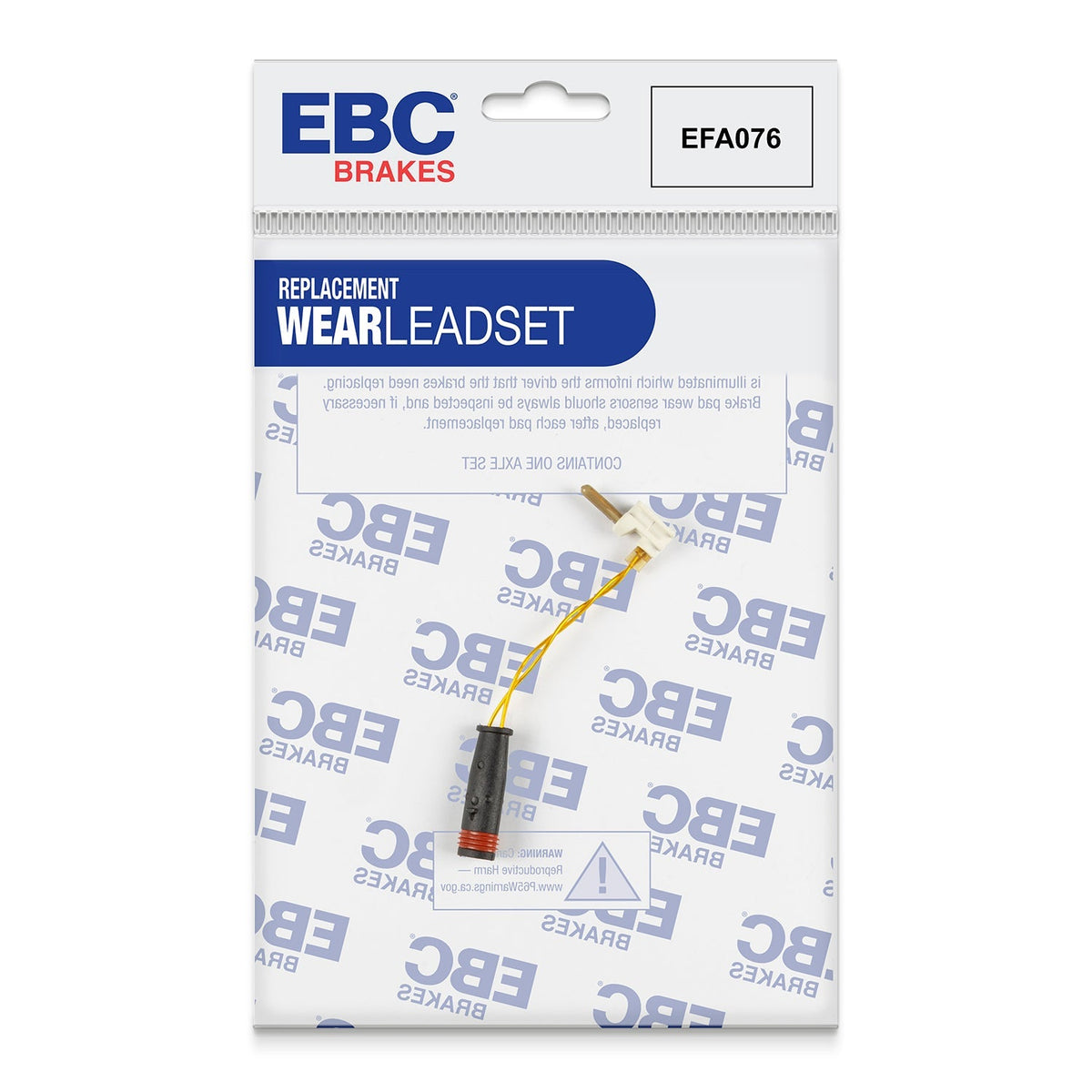 Best Aftermarket EBC Brake Wear Sensor Lead EFA076 - Top Value Upgrade, Buy Online Today