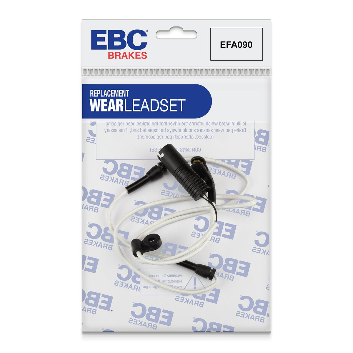 Ford Focus ST, VW Golf GTI, BMW 1/3 Series, Subaru WRX EBC Brake Wear Sensor Lead EFA090
