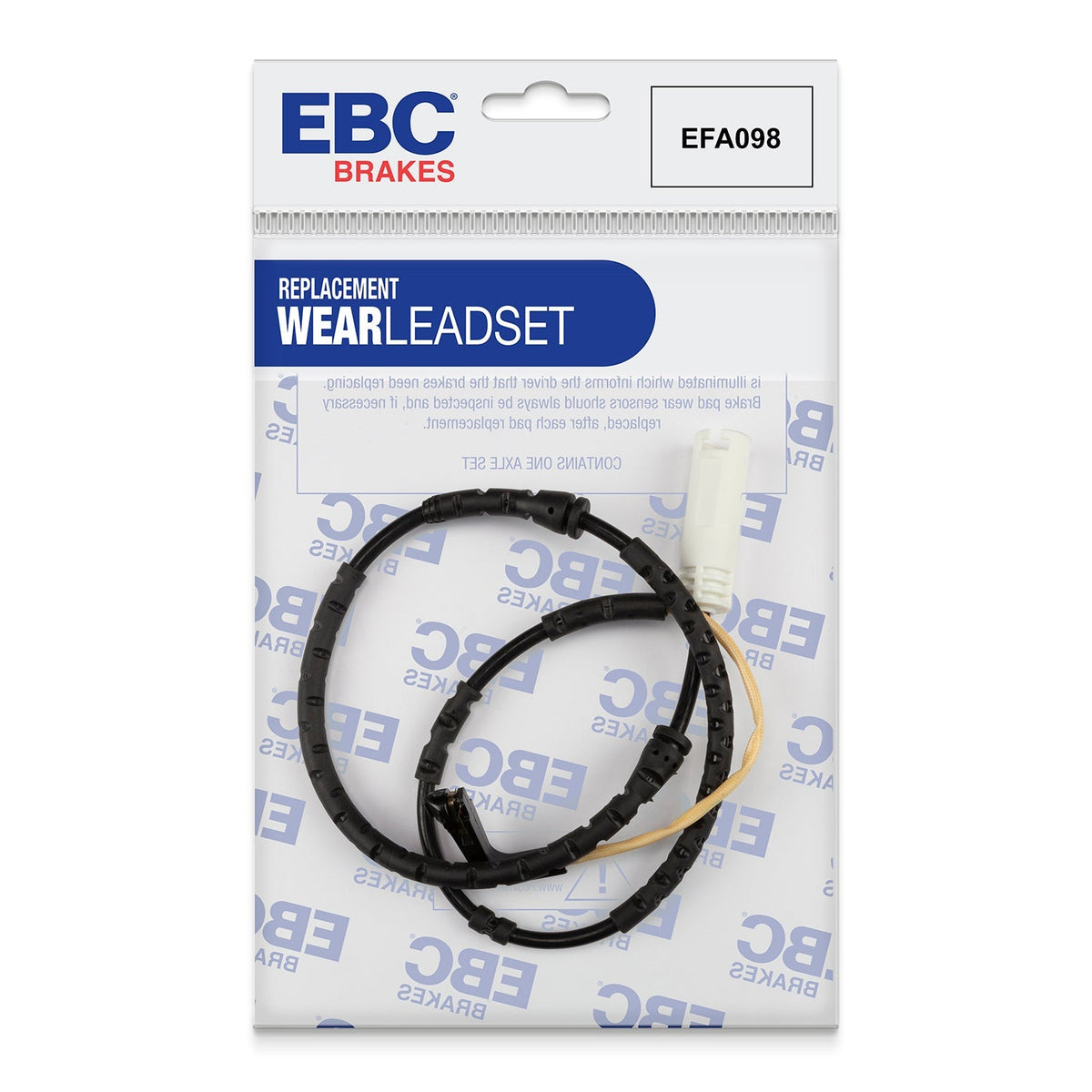 EBC Brake Wear Sensor Lead EFA098 for EBC Greenstuff, Yellowstuff, RP-1 Pads