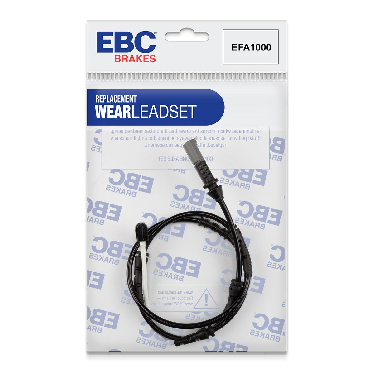 EBC EFA1000 Brake Wear Sensor Lead - Front or Rear Set