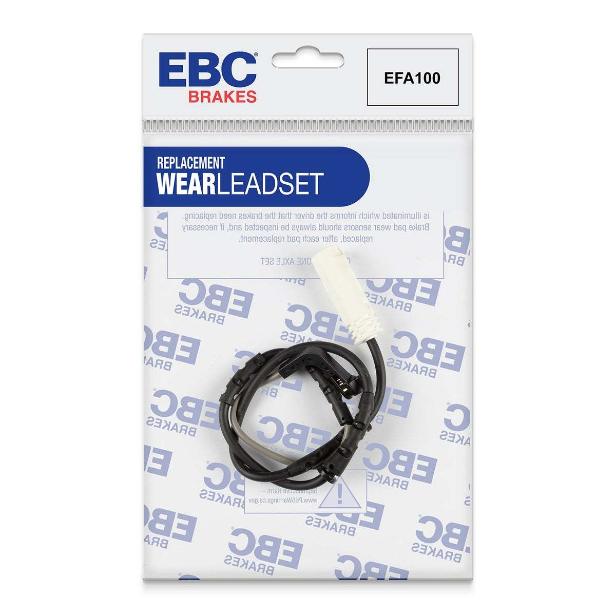 Ford Focus ST, VW Golf GTI, BMW 1/3 Series EBC Brake Wear Sensor Lead EFA100